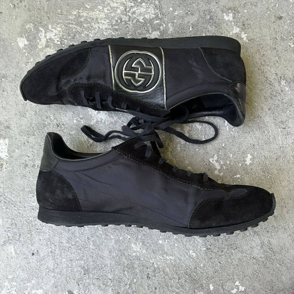 Gucci, nylon and suede men’s sneakers